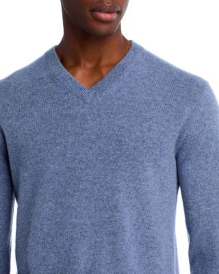 Stone Wash Cashmere V-Neck Sweater - Exclusive