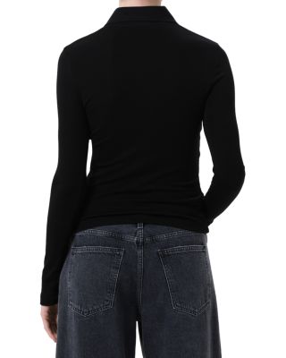 Amos Polo Collar Top