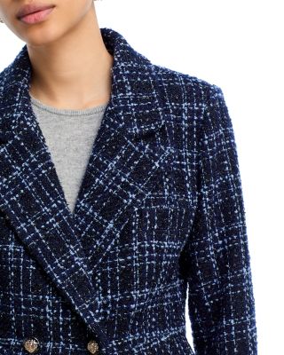 Tweed Double Breasted Blazer - Exclusive 
