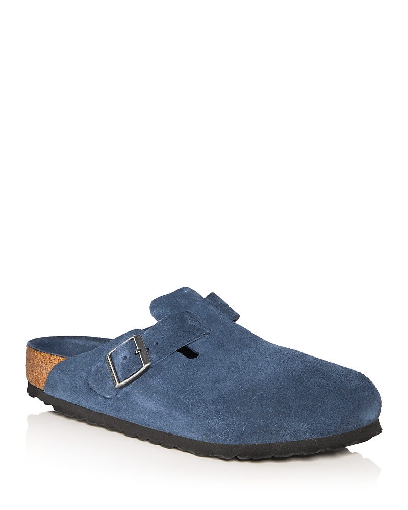 Birkenstock Men's Boston Clogs in Dark Blue