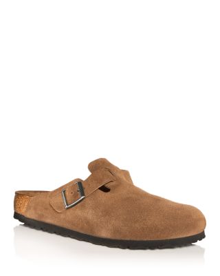 Men&#39;s Boston Clogs in Light Brown