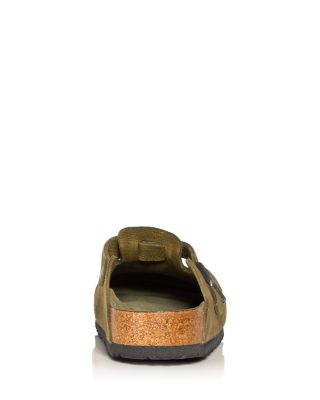 Men&#39;s Boston Clogs in Green