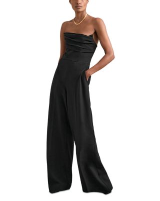 Ayla Structured Bandeau Jumpsuit