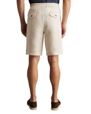 Linen Drawstring 9.8" Shorts