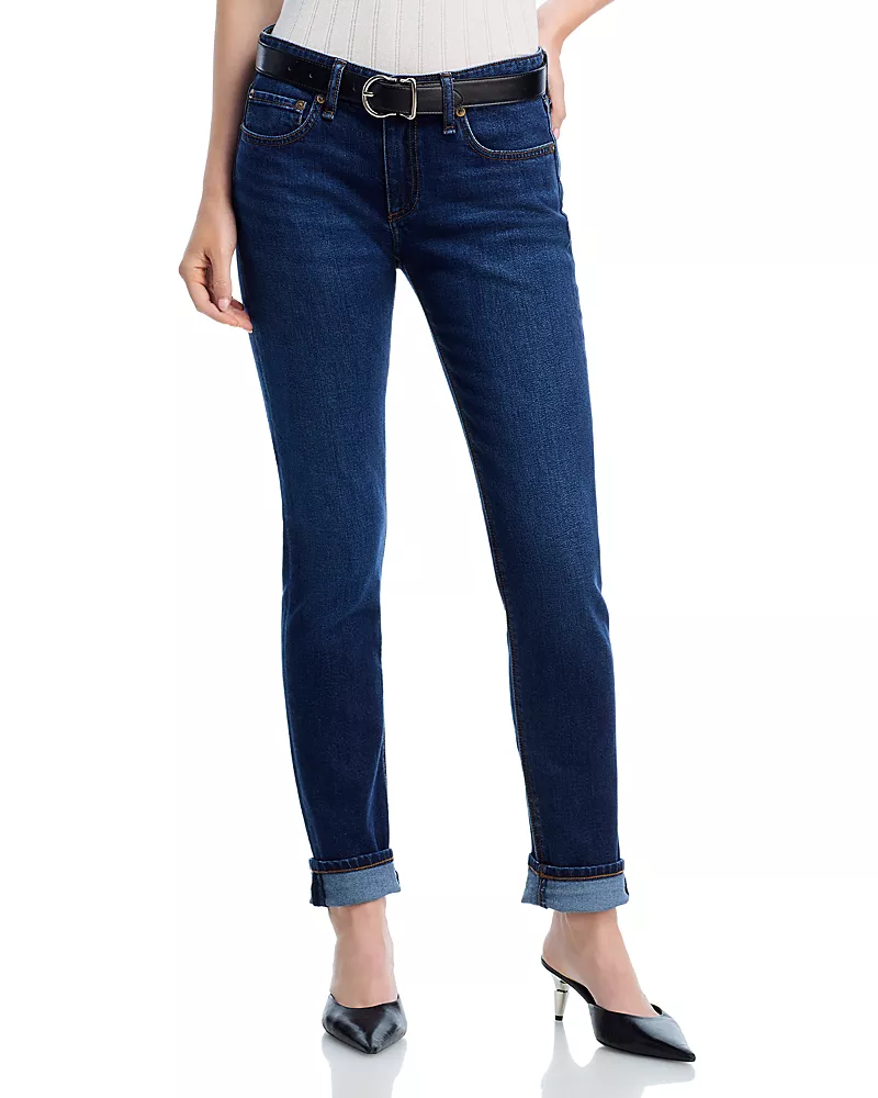 rag & bone Dre Low Rise Slim Boyfriend Jeans in Alba