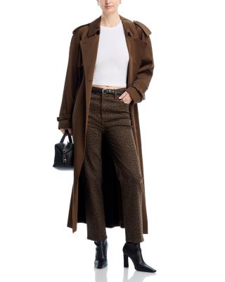 Le Sleek Straight High Rise Jeans in Leopard