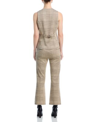 Irina Ponte Plaid Long Vest