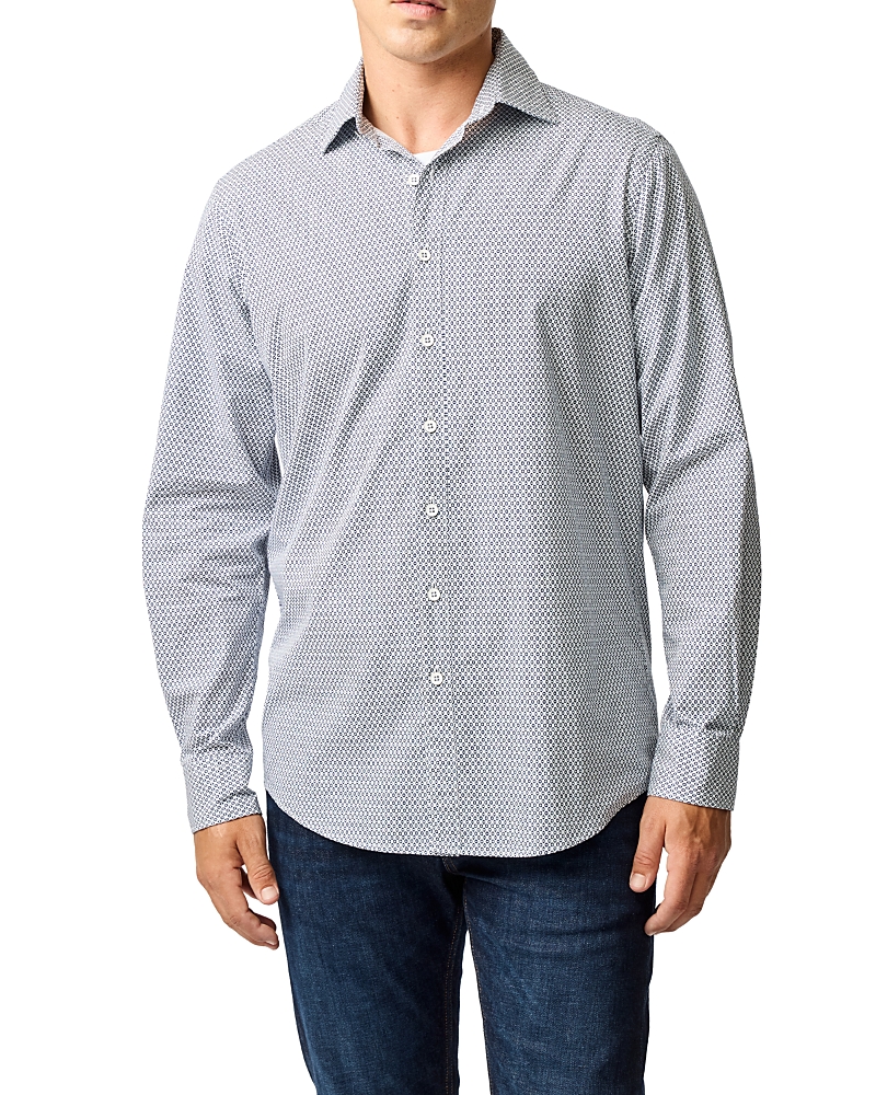 Rodd & Gunn Wiltshire Long Sleeve Shirt In White