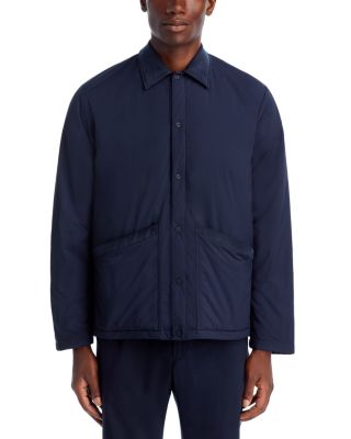 Light Stretch Nylon &amp; Light Cord Patch Pocket Jacket