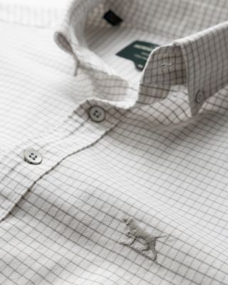 Slim Fit Gunn Check Oxford 5 Long Sleeve Shirt