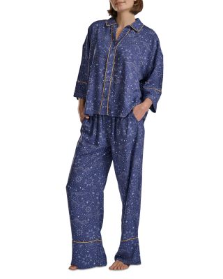 Celestial Print Pajama Pant Set