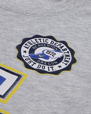 Boys' ATHLETICS Long Sleeve Graphic Logo Tee - Little Kid