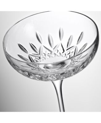 Lismore Essence 7 oz. Champagne Saucers, Set of 2