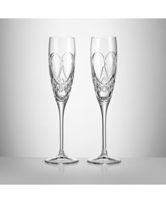 Love True Love Champagne Flutes, Set of 2