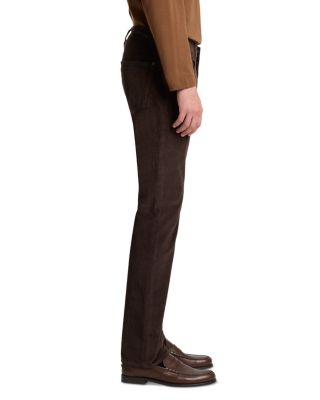 The Straight Fit Jeans in Corduroy Dark Olive