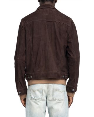 Bases Light Suede Trucker Jacket