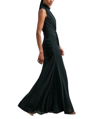 Daniella Sleeveless Ruched Maxi Dress