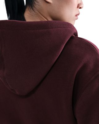 Fleece Cropped Hoodie