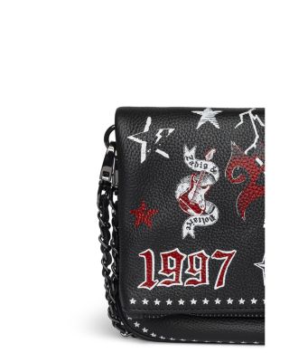 Rock Grained Leather Punk Bag