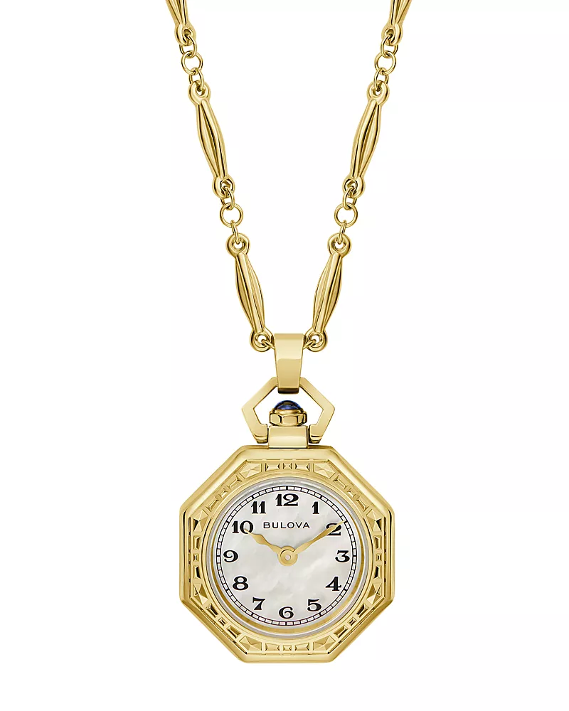 Bulova Limited Edition 150th Anniversary Classic Rubaiyat Pendant Watch, 25.5mm