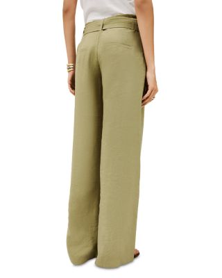 Dola Pleated Belted Pants