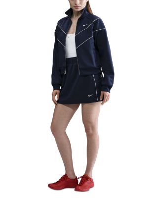 Mock Neck Knit Jacket