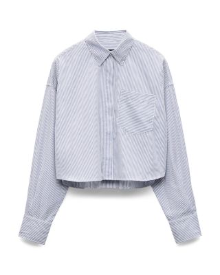Marin Cropped Stripe Shirt