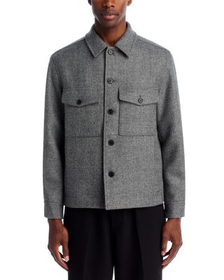 Shirt Jacket in Italian Wool 