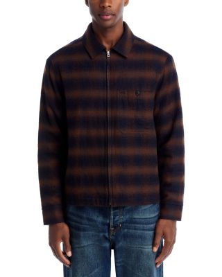 Zip-Front Jacket in Japanese Flannel