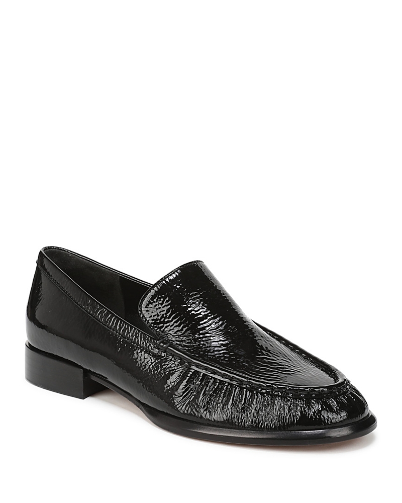 Vince Nora Patent Leather Loafers In Black