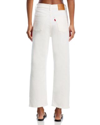 Ribcage Straight Ankle Jeans in Cloud Over