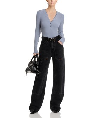 The Mesh Trim Rib Henley 