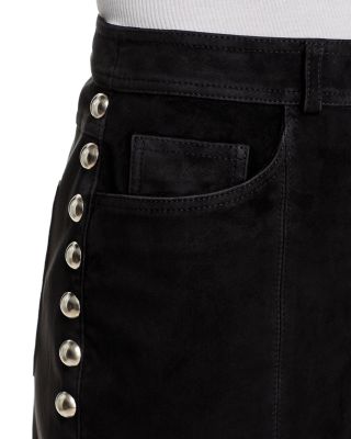 Studded Suede Shannon Shorts