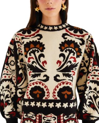 Winter Tapestry Stripes Sweater