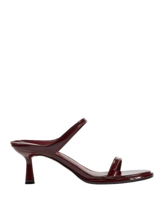 Women's Alonde Leather High Heel Slide Sandals