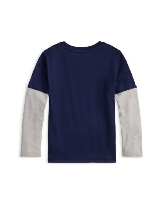Boys' Logo Cotton Layered Effect Tee - Little Kid