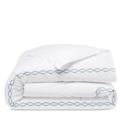 Brando Embroidered Percale Duvet Cover, King - Exclusive
