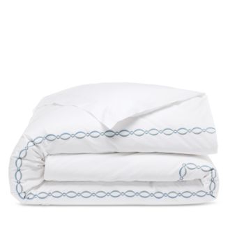Matouk Brando Embroidered Percale Duvet Cover, Full/Queen - Exclusive ...