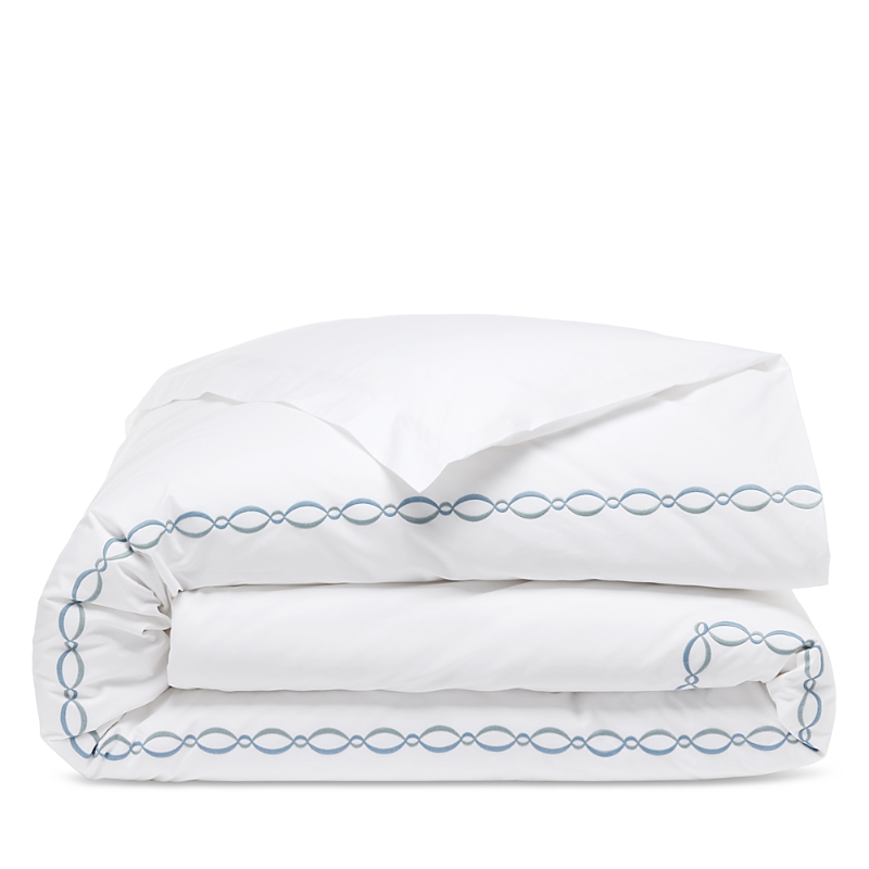 Matouk Brando Embroidered Percale Duvet Cover, King - Exclusive