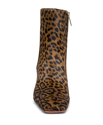  Women&#39;s Animal Print Ankle Boot