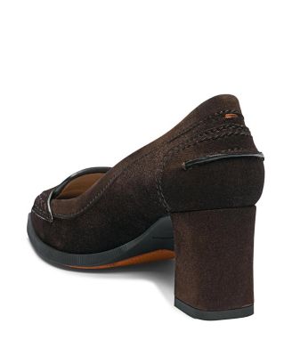 Women&#39;s Suede Mid-Heel Pump