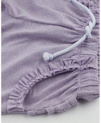 Girls' Sparkle Ruffle Pocket Lottie Short - Baby, Little Kid