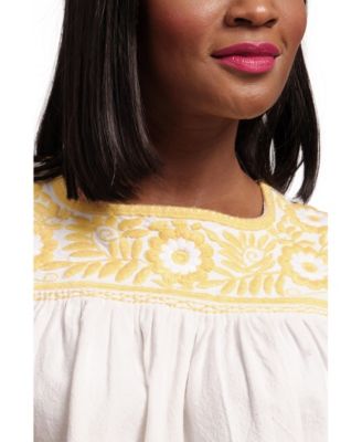 Jess Top Floral Embroidery