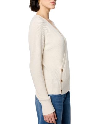 Shaker Stitch Wrap Sweater