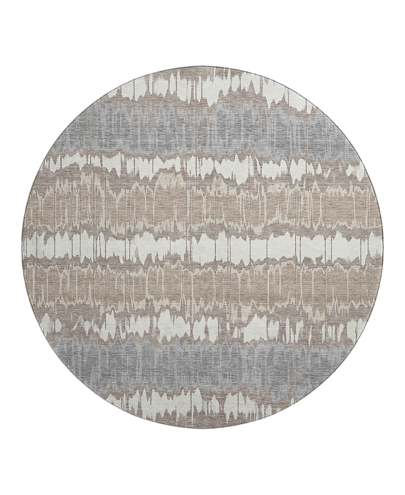 Dalyn Rug Company Dalyn Neo No9 Round Area Rug, 8' X 8' In Brown