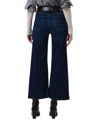 Lyra Wide Leg Cropped Jeans in Dakota
