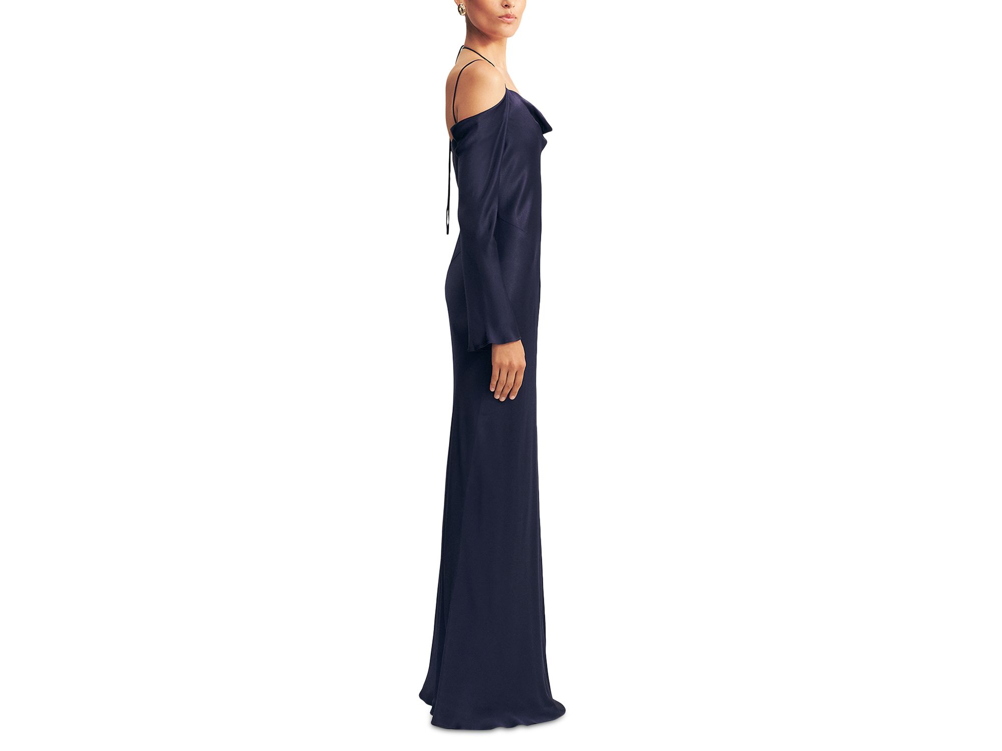 La Lune Off-the-Shoulder Tie Maxi Dress — Image 4