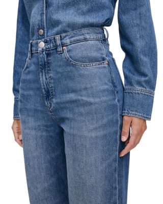 Karmine Aura Refined Wide Leg SculptSystem High Rise Jeans in Lapis