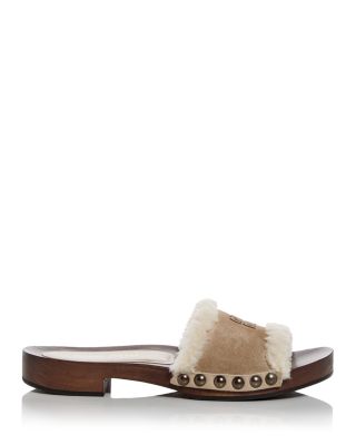 Women&#39;s Shearling Clogs