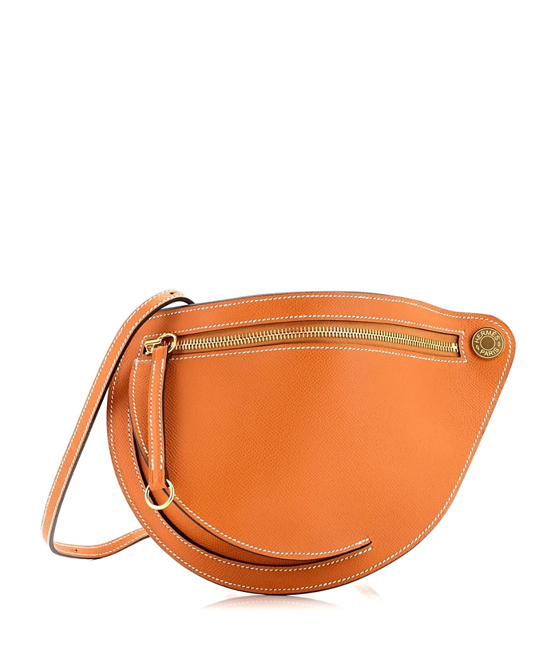 Pre-owned Pre-owned Hermes Hermes Petite Course Bag Epsom In Brown